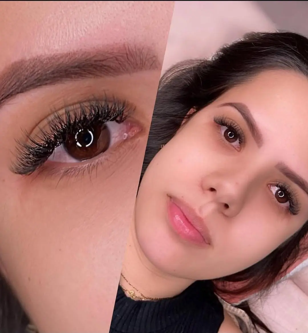 Resultado de extensão de cílios - Volume Brasileiro